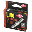 L12/4 Essdee Precision-Ground High-Carbon Steel Lino Cutters Style 4 / Number 4  Box of 12